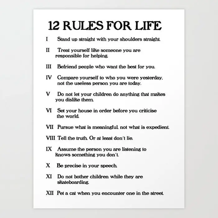 12 Rules for Life - Jordan Peterson